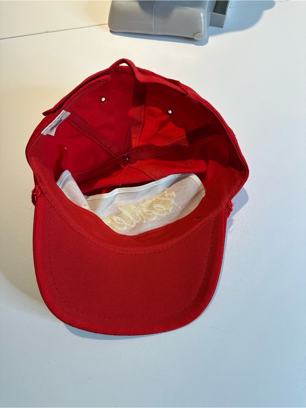 Red Rope-Trim Hat - Picture 9 of 11